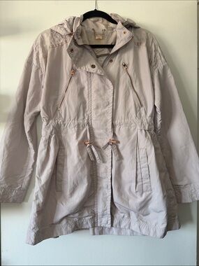 Ted Baker|Light Blush Beige Women's Hooded Anorak Jacket|Size 2|EUC